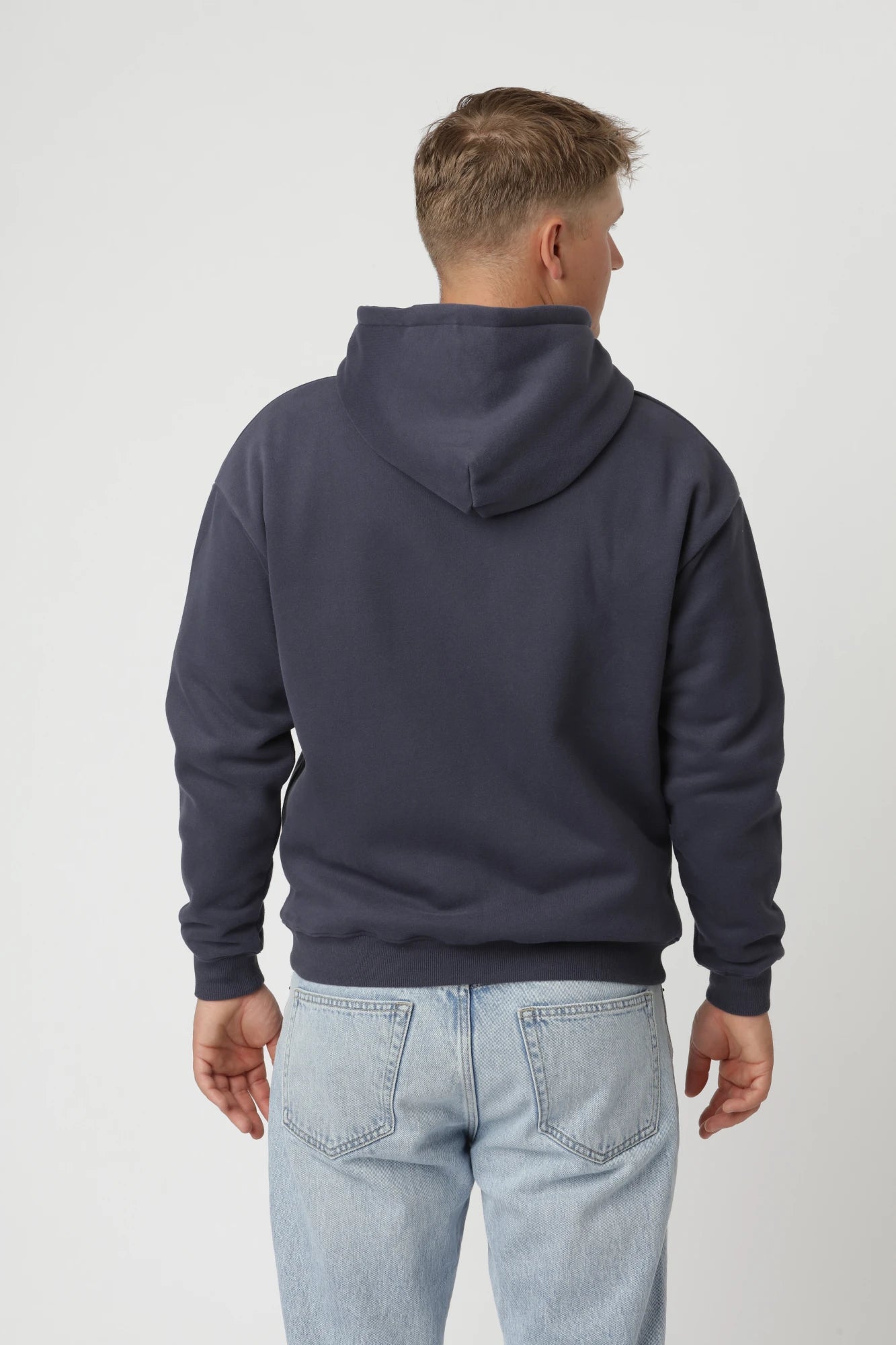 Premium Zipup Hoodie, Navy