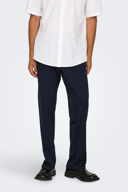 Chino bukser, Regular fit, Night Sky