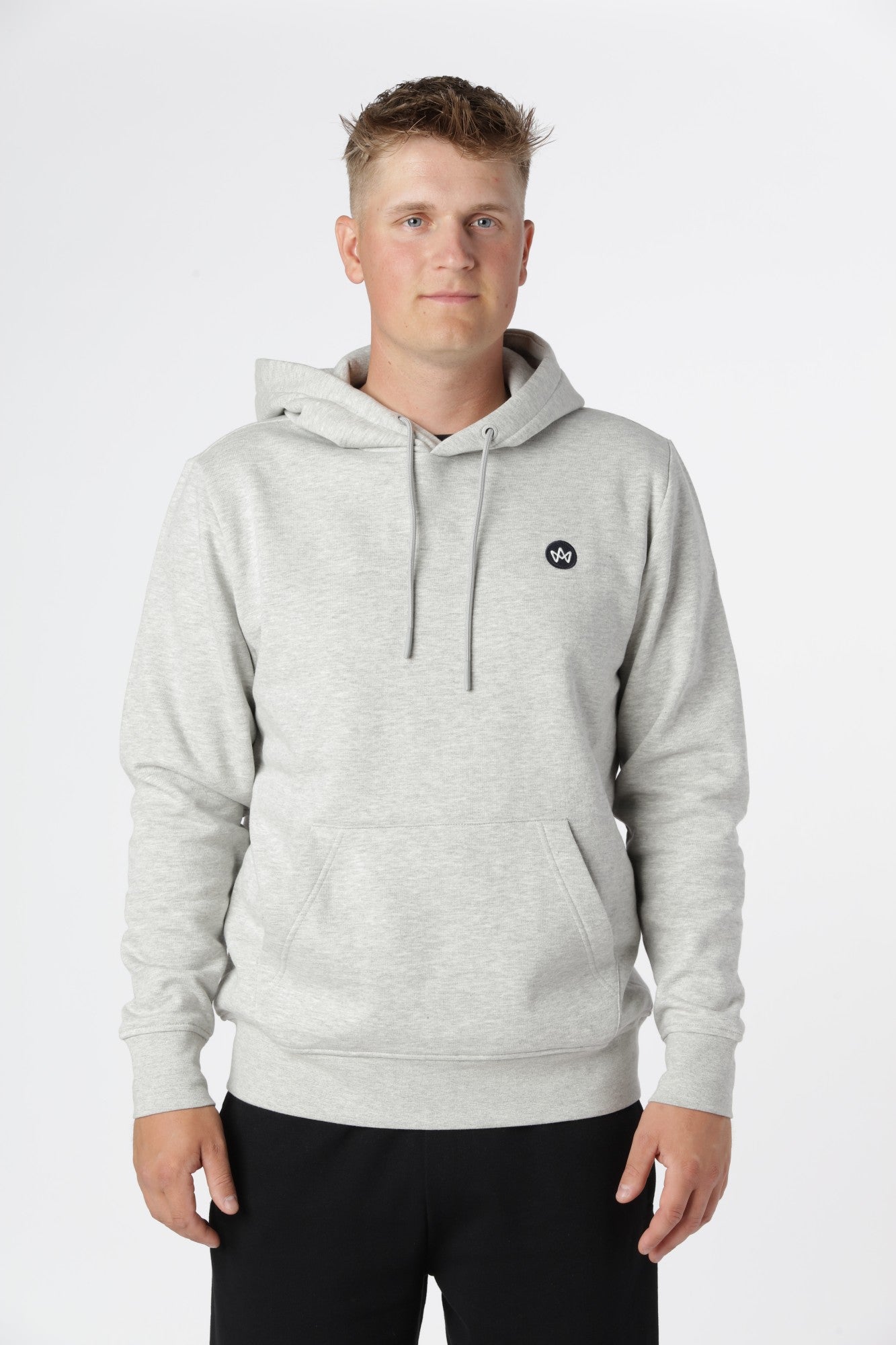 Hoodie Lars, Lt Grey Mix