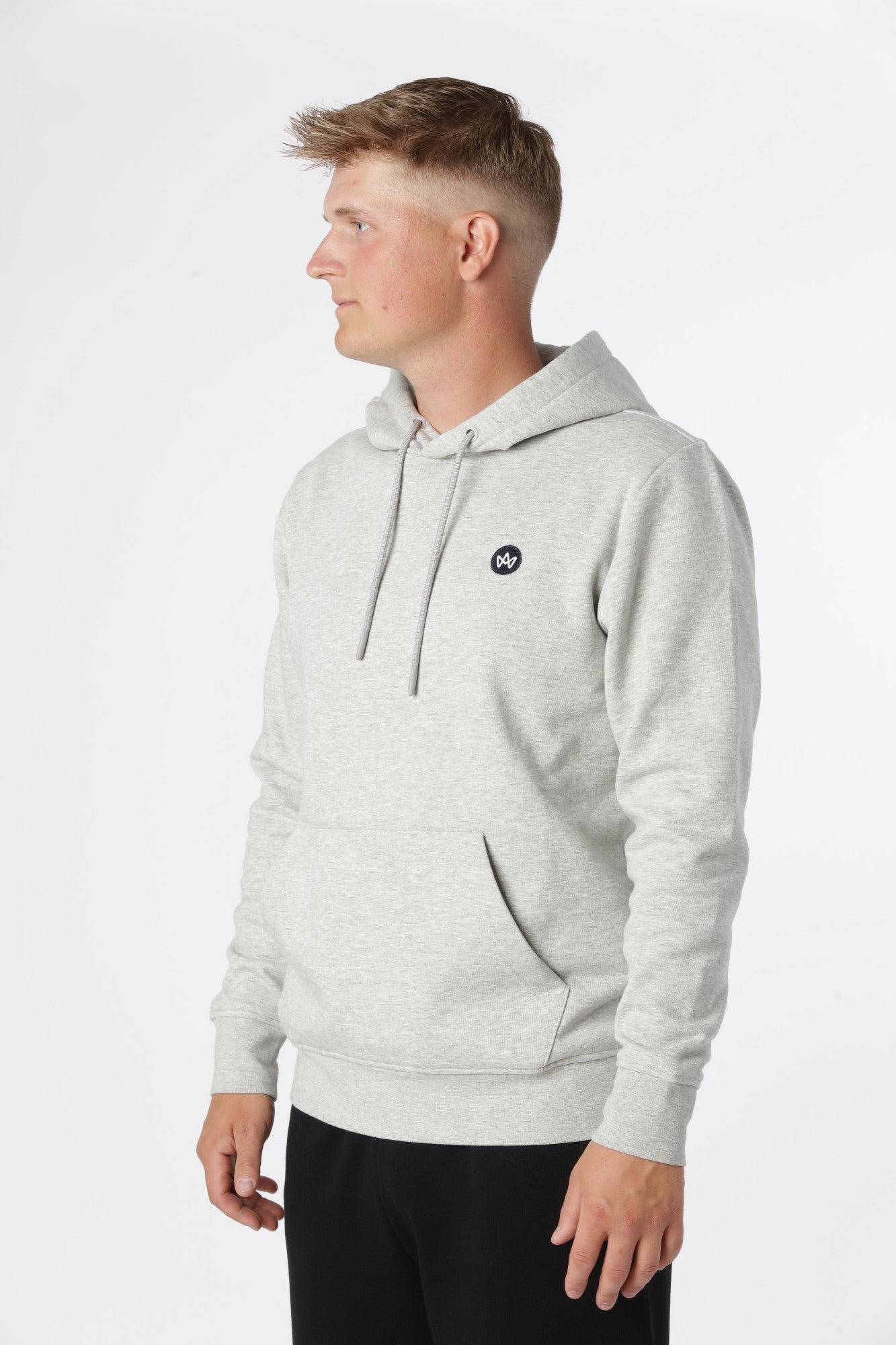 Hoodie Lars, Lt Grey Mix