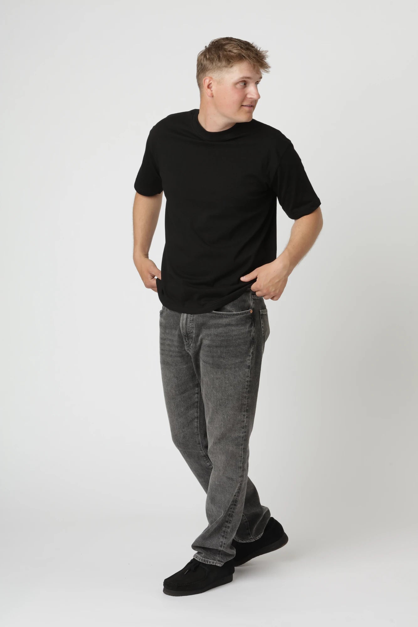 Premium Boxfit T-shirt, Sort