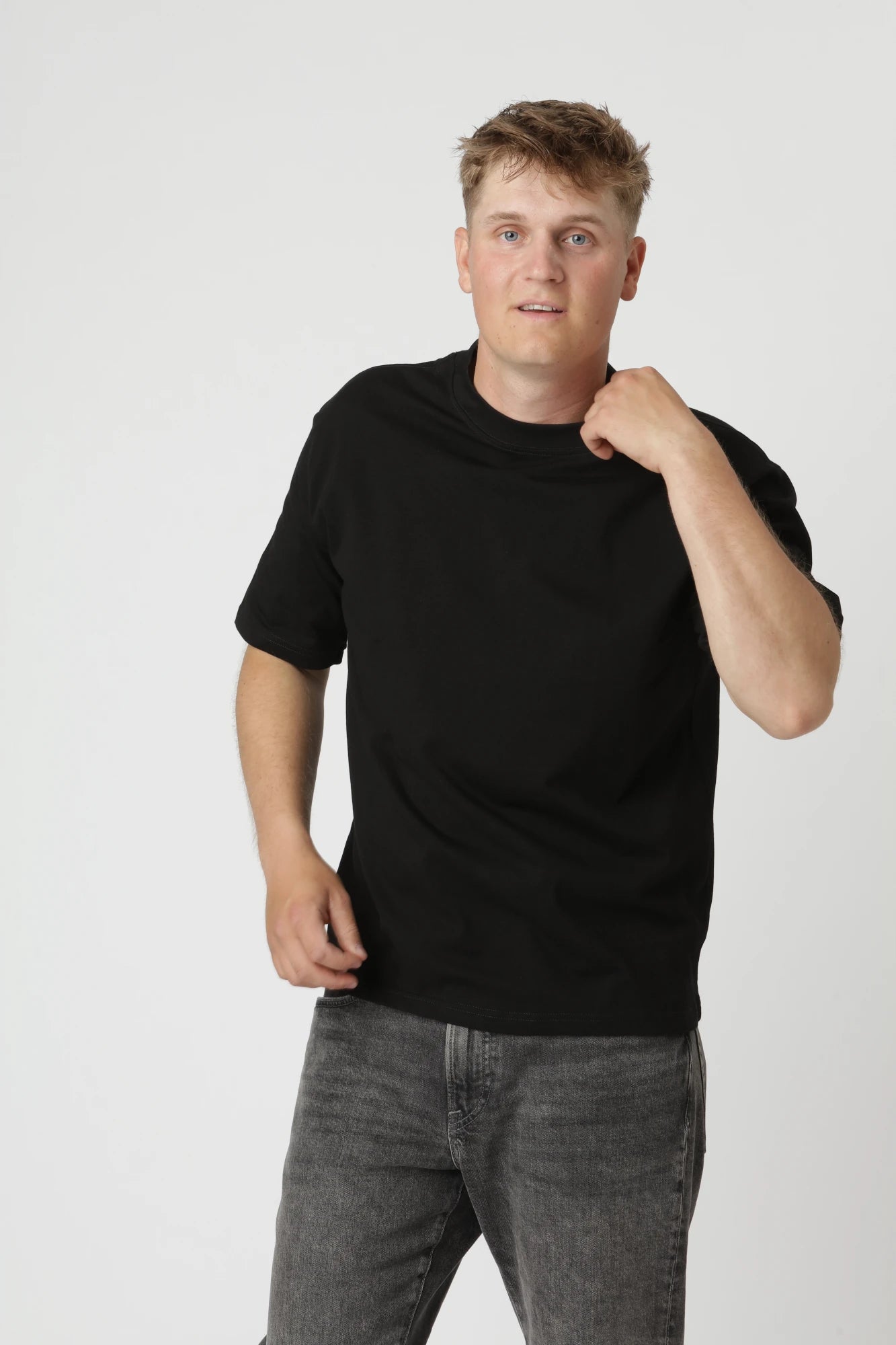 Premium Boxfit T-shirt, Sort