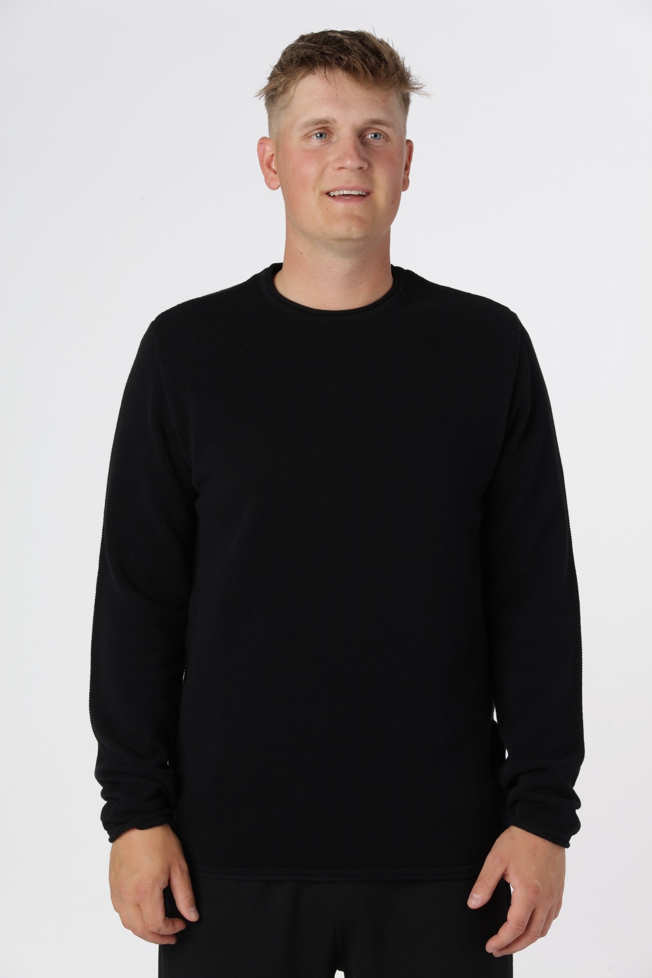 Striktrøje Pep, Black