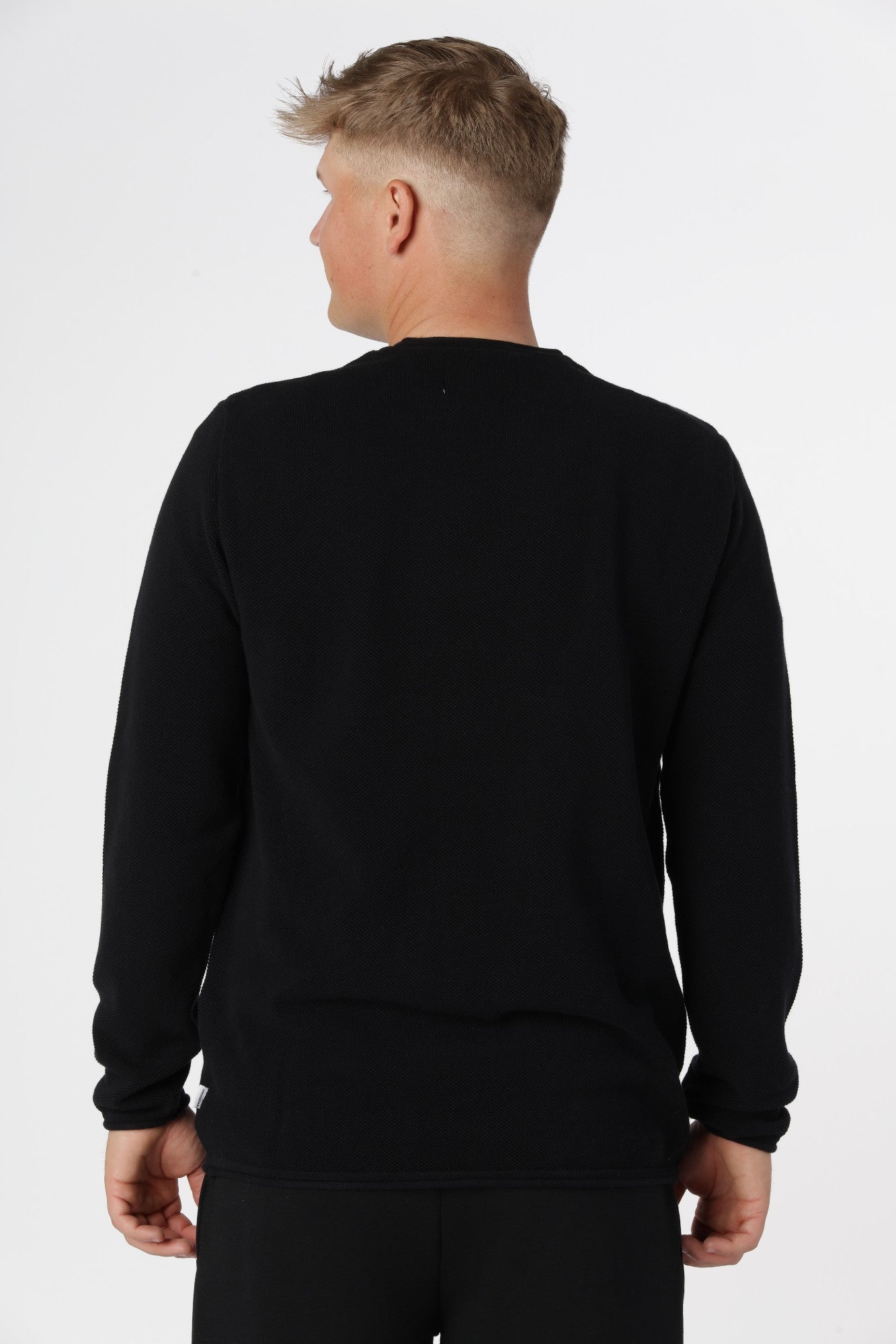 Striktrøje Pep, Black