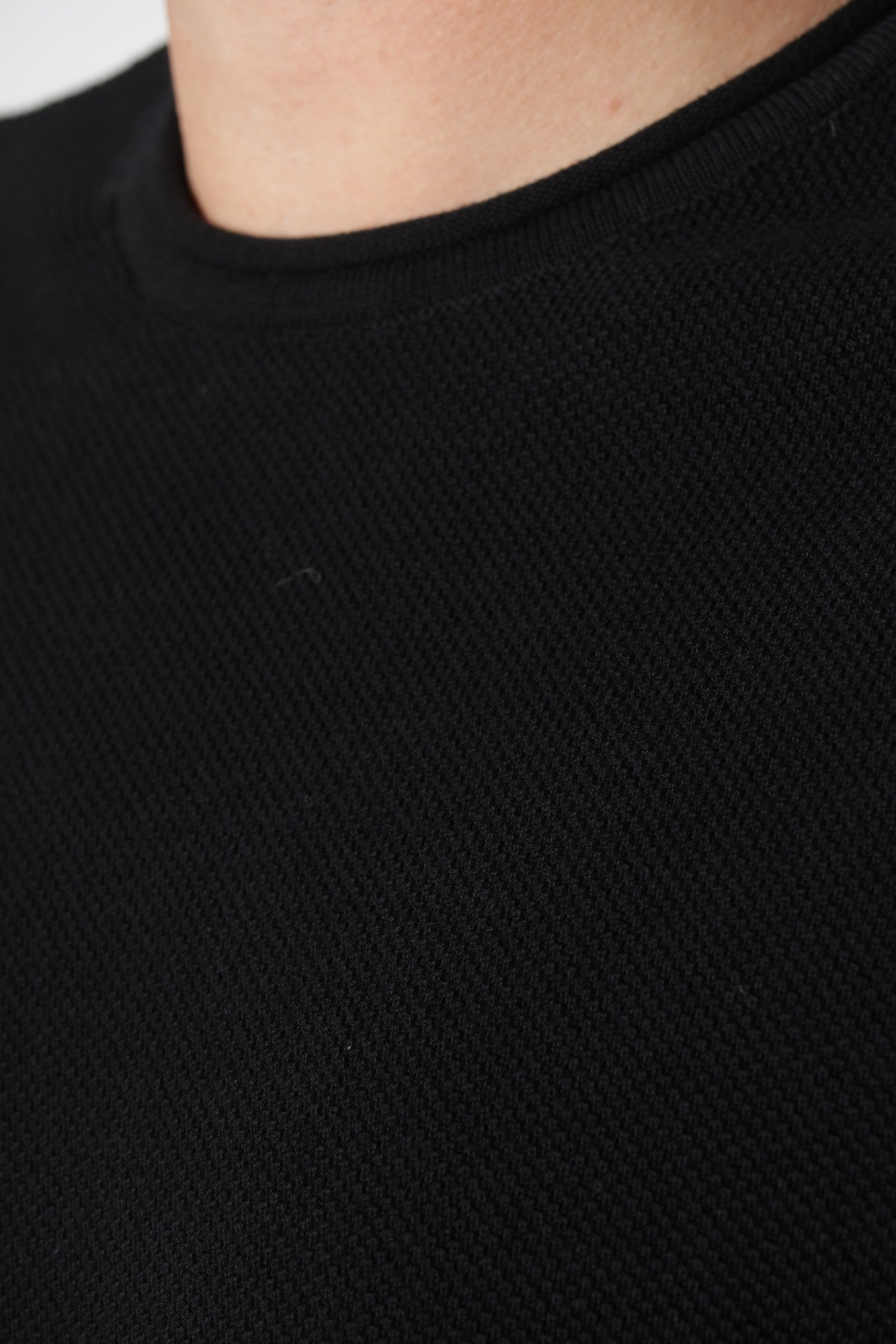 Striktrøje Pep, Black