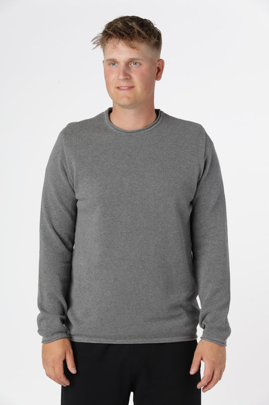 Striktrøje Pep, Grey Mix