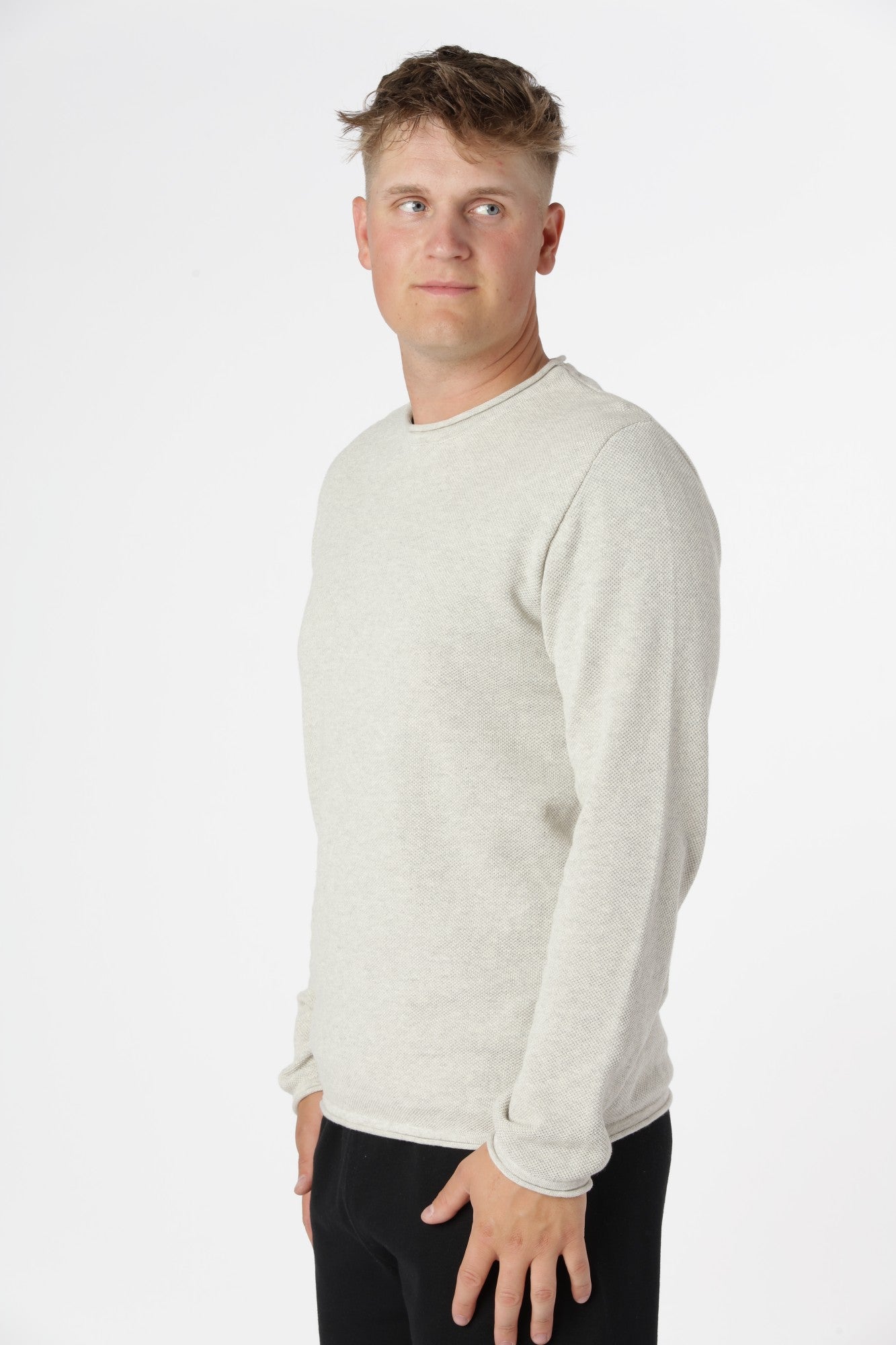 Striktrøje Pep, Stone Mix