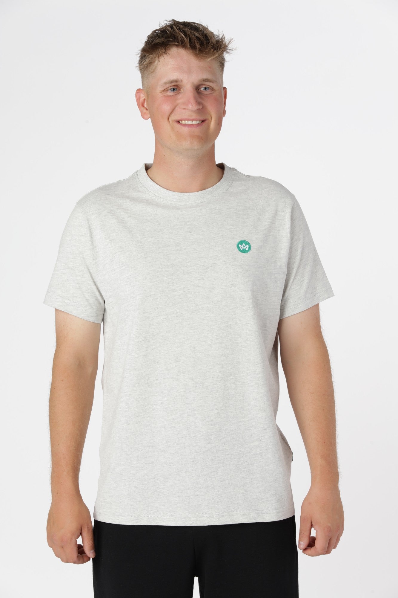 T-shirt Timmi, Lt Grey Mix