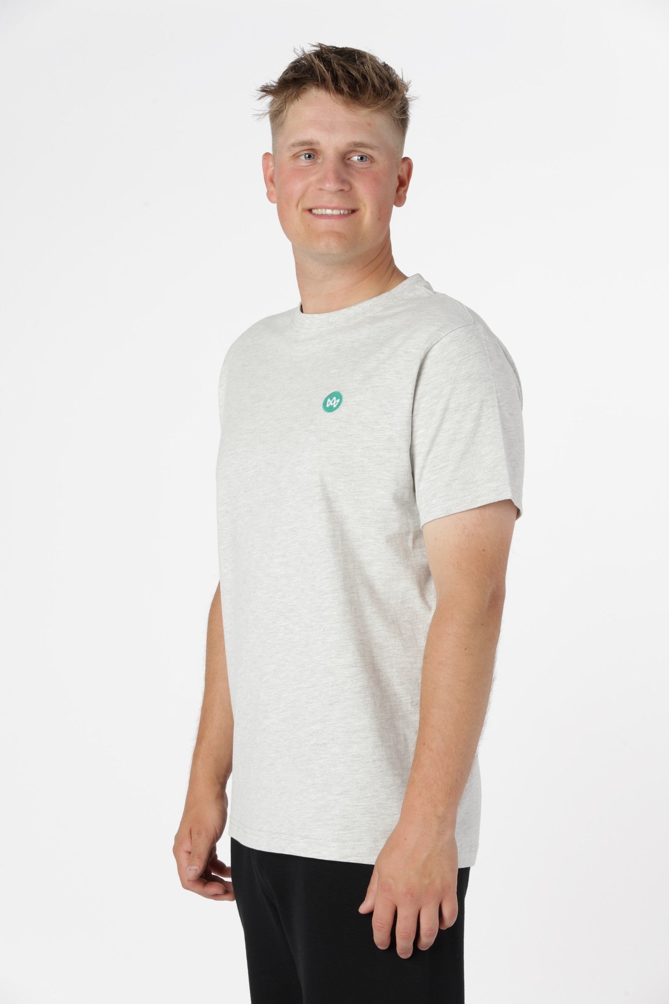 T-shirt Timmi, Lt Grey Mix