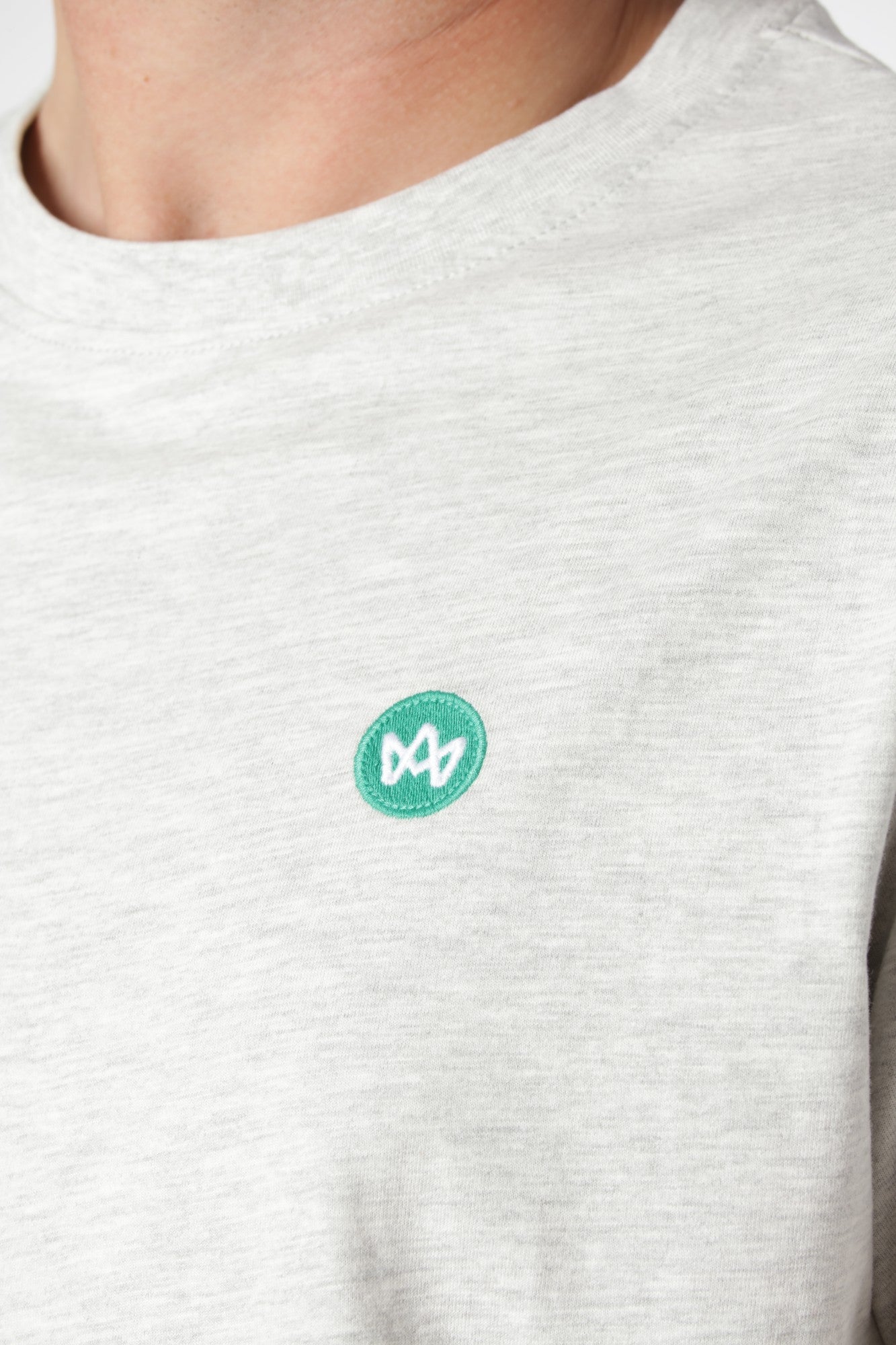 T-shirt Timmi, Lt Grey Mix