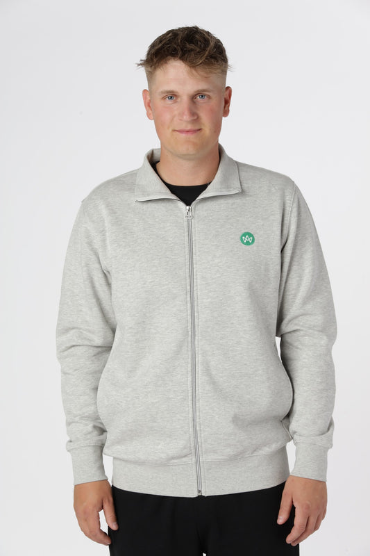 Zip-up Lars, Lt Grey Mix