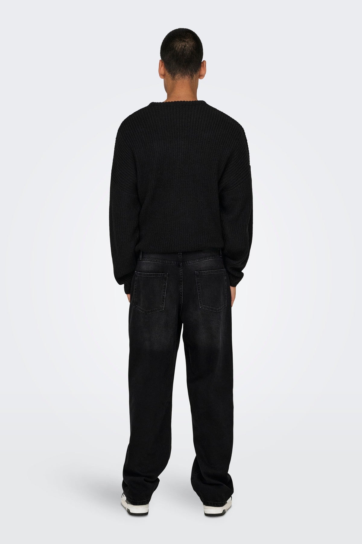 Baggy Jeans, Washed Black
