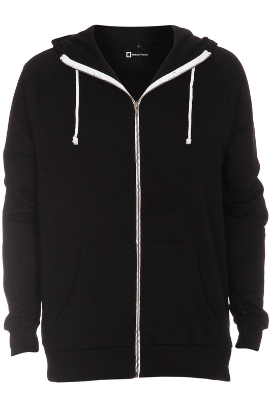 Basic Zipup Hoodie Sort
