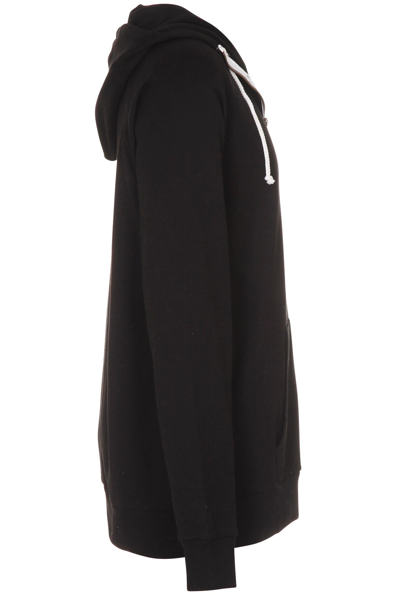 Basic Zipup Hoodie, Sort