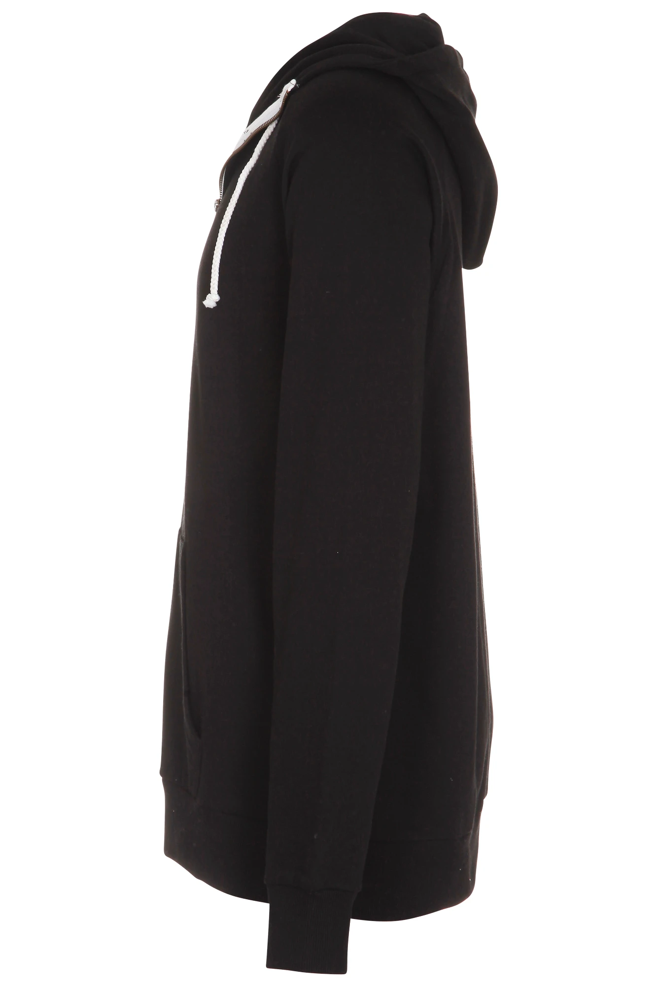 Basic Zipup Hoodie, Sort