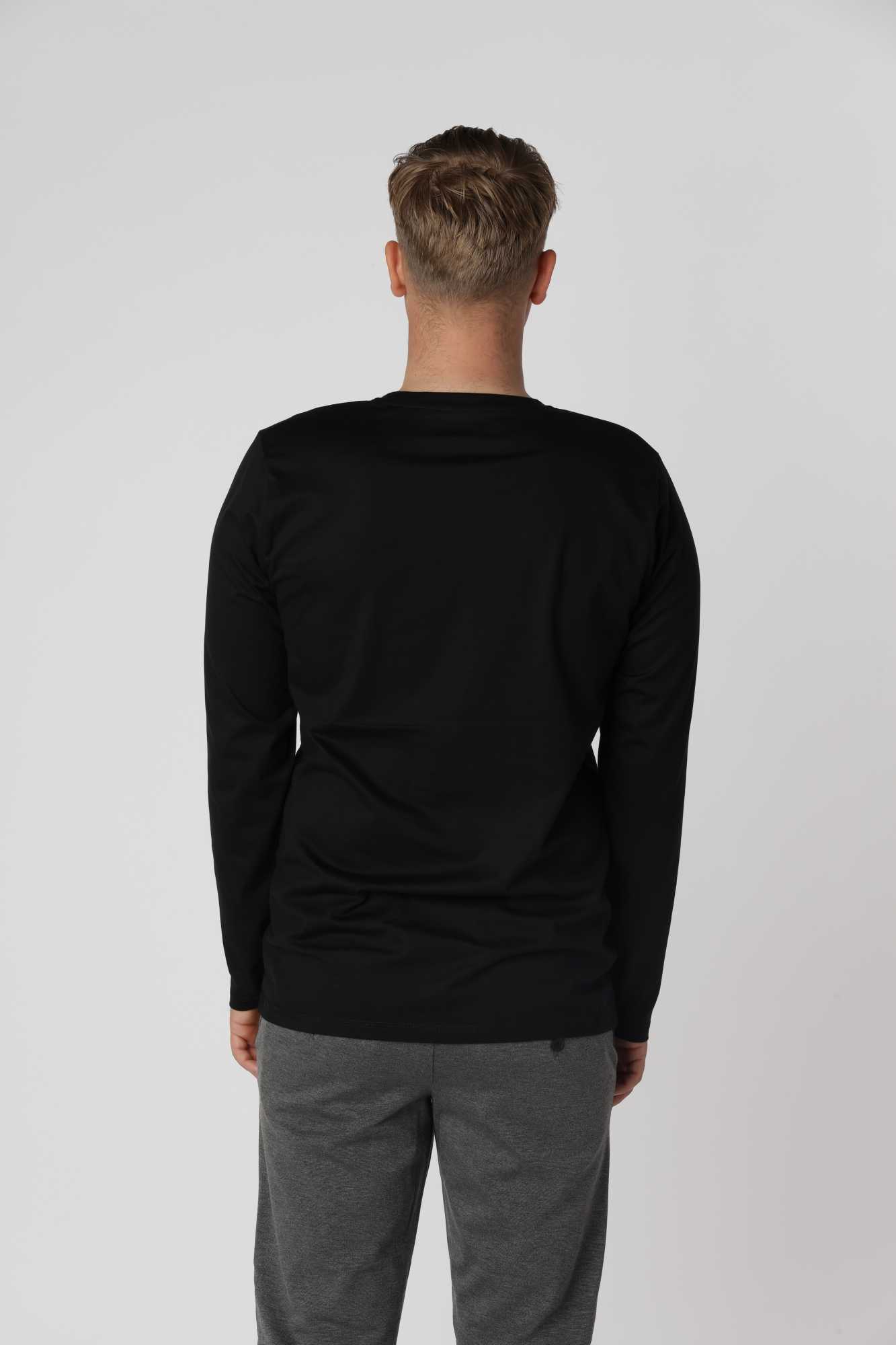 Essential langærmet, Sort