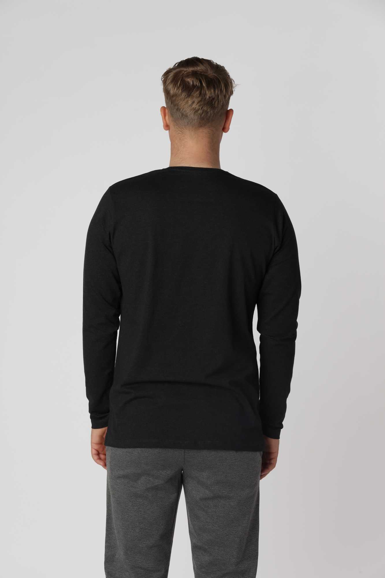 Shape langærmet, Grå Sort