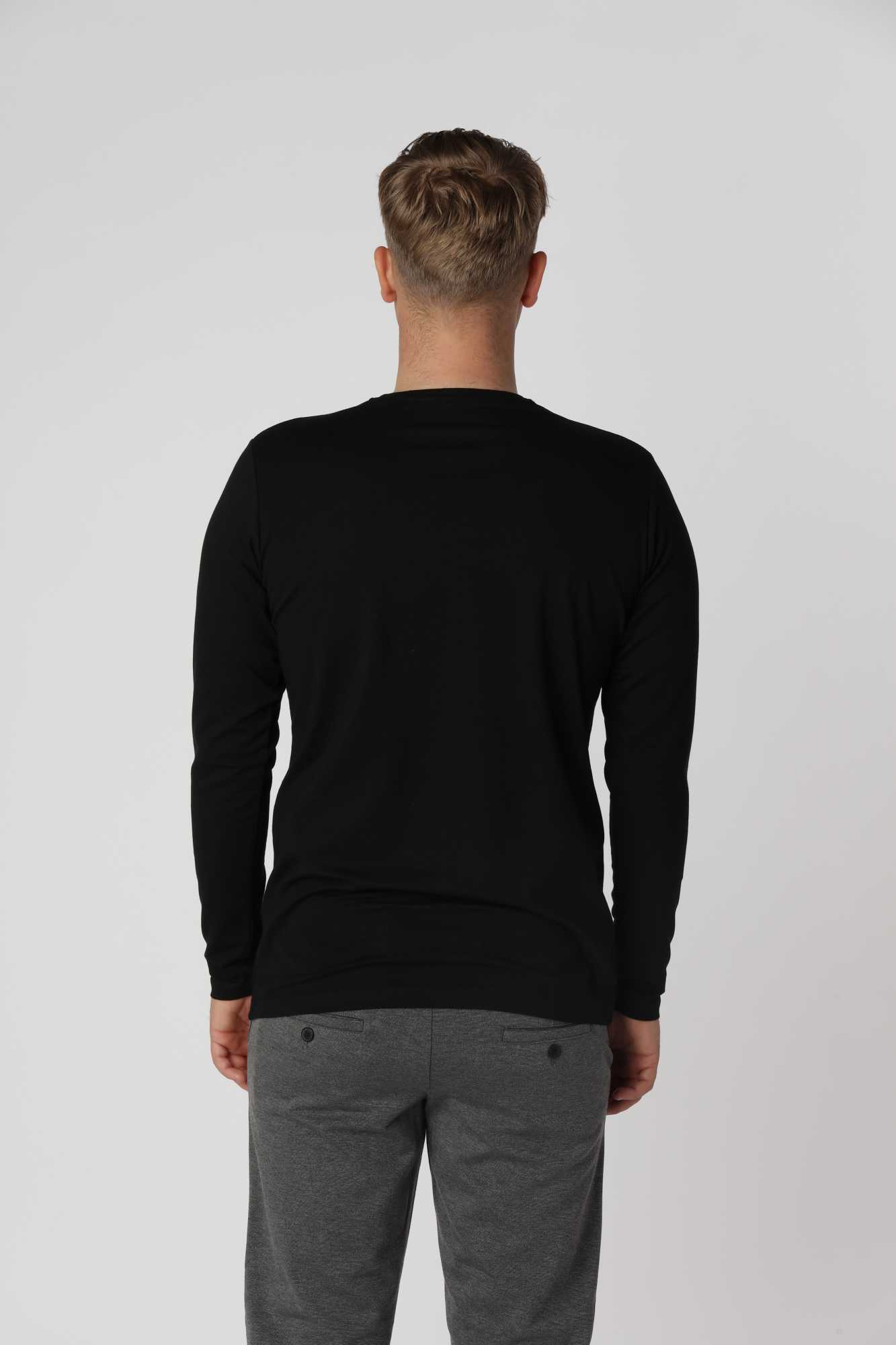 Shape langærmet, Sort