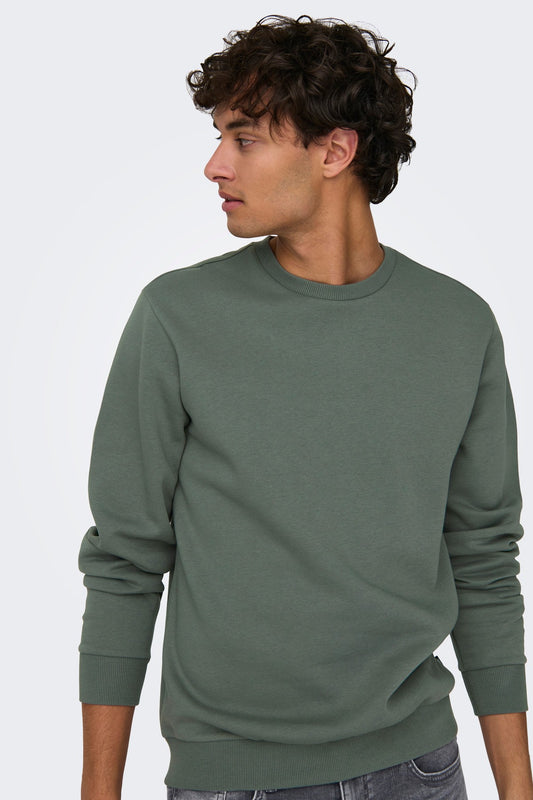Sweatshirt - ONSCERES - Caster Gray